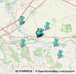 Mappa Via Tino Dappiano, 13044 Crescentino VC, Italia (4.36)