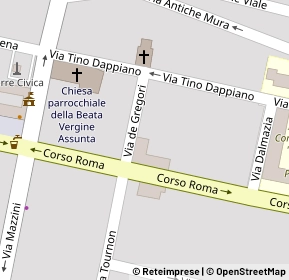 Mappa Via De Gregori, 13044 Crescentino VC, Italia (0.02308)