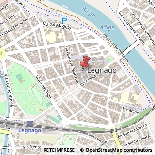 Mappa Galleria Risorgimento,  22, 37045 Legnago, Verona (Veneto)