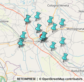 Mappa Via Pietro Avrese, 37045 Legnago VR, Italia (5.94882)