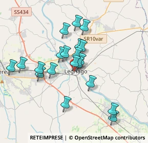 Mappa Via Pietro Avrese, 37045 Legnago VR, Italia (3.19)