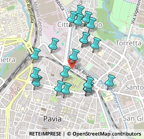 Mappa Piazza Borgo Calvenzano, 27100 Pavia PV, Italia (0.4405)