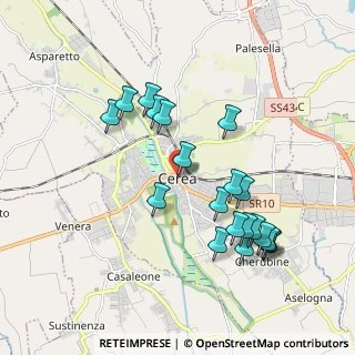 Mappa Cerea, 37053 Cerea VR, Italia (1.9145)