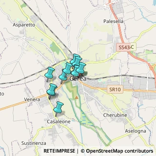 Mappa Via XXV Aprile, 37053 Cerea VR, Italia (1.04818)