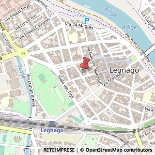 Mappa Viale dei Caduti, 58, 37045 Legnago, Verona (Veneto)