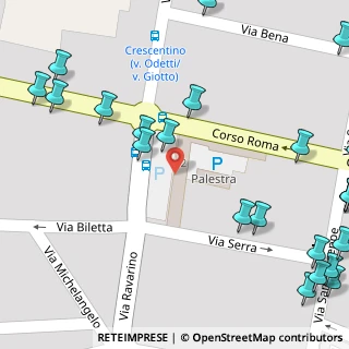 Mappa Via Odetti, 13044 Crescentino VC, Italia (0.11333)