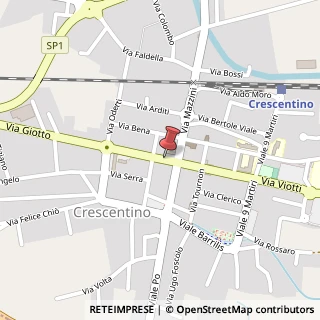 Mappa Corso Roma,  43, 13044 Crescentino, Vercelli (Piemonte)