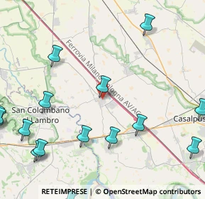 Mappa Via Risorgimento, 26814 Livraga LO, Italia (6.551)