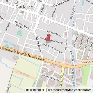 Mappa Via Antonio Gramsci, 5, 27026 Garlasco, Pavia (Lombardia)