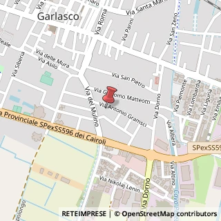 Mappa Via Antonio Gramsci, 4, 27026 Garlasco, Pavia (Lombardia)