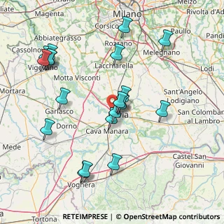 Mappa Tangenziale Ovest, 27100 Pavia PV, Italia (16.116)