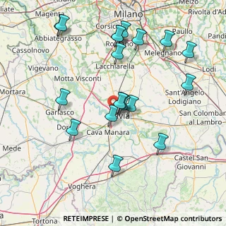 Mappa Tangenziale Ovest, 27100 Pavia PV, Italia (16.31579)