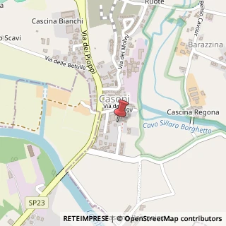 Mappa Via Roma, 122, 26812 Borghetto Lodigiano, Lodi (Lombardia)