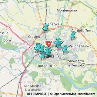 Mappa Via Albertini, 27100 Pavia PV, Italia (1.1125)