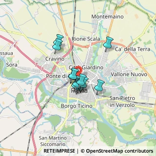Mappa Via Albertini, 27100 Pavia PV, Italia (1.095)