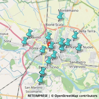 Mappa Via Albertini, 27100 Pavia PV, Italia (1.71688)
