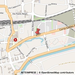 Mappa Corso G. Ferraris, 46, 10034 Chivasso, Torino (Piemonte)