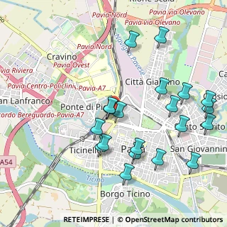 Mappa P.za Ercole Marelli, 27100 Pavia PV, Italia (1.0995)