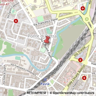 Mappa Via Gaspare Aselli, 5, 27100 Pavia, Pavia (Lombardia)