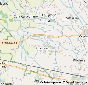Mappa 27010 Cura Carpignano PV, Italia (2.318)