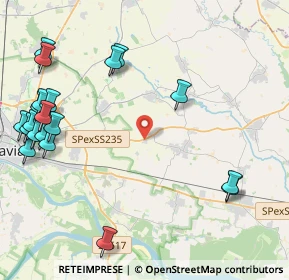 Mappa Strada Statale 235 km 8, 27010 Albuzzano PV, Italia (5.6495)