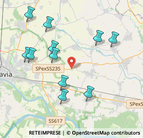 Mappa Strada Statale 235 km 8, 27010 Albuzzano PV, Italia (4.17455)