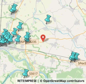 Mappa Strada Statale 235 km 8, 27010 Albuzzano PV, Italia (6.148)