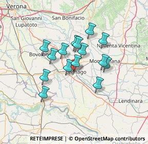 Mappa Via Giovanni Vicentini, 37045 Legnago VR, Italia (10.61667)