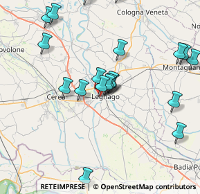 Mappa Via Giovanni Vicentini, 37045 Legnago VR, Italia (8.4745)