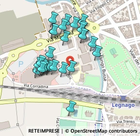 Mappa Via Giovanni Vicentini, 37045 Legnago VR, Italia (0.21034)