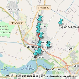 Mappa Via Giovanni Pascoli, 46047 Porto Mantovano MN, Italia (1.38273)