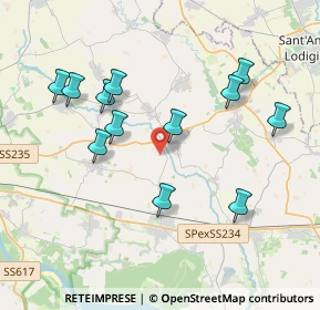 Mappa Via Case Nuove, 27010 Vistarino PV, Italia (3.8625)