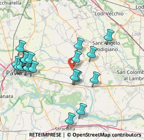 Mappa Via Case Nuove, 27010 Vistarino PV, Italia (8.6565)