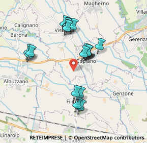 Mappa Via Case Nuove, 27010 Vistarino PV, Italia (1.6875)