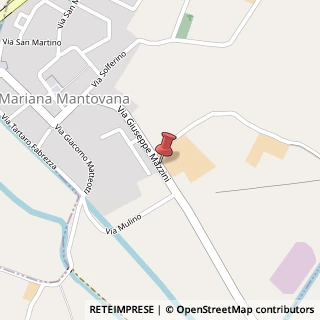 Mappa Via Giuseppe Mazzini, 17, 46010 Mariana Mantovana MN, Italia, 46010 Mariana Mantovana, Mantova (Lombardia)