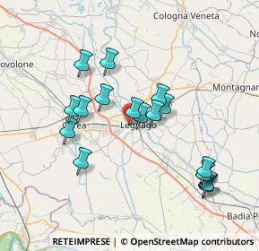 Mappa Centro Commerciale Galassia, 37045 Legnago VR, Italia (6.99765)