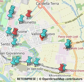 Mappa Via Salvador Allende, 27100 Pavia PV, Italia (1.353)