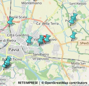 Mappa Via Salvador Allende, 27100 Pavia PV, Italia (2.63846)