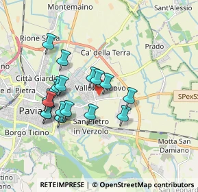 Mappa Via Salvador Allende, 27100 Pavia PV, Italia (1.63944)