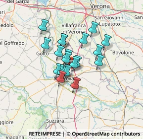 Mappa Via Fossamana, 46030 San Giorgio di Mantova MN, Italia (9.1075)