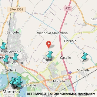 Mappa Via Fossamana, 46030 San Giorgio di Mantova MN, Italia (4.2835)