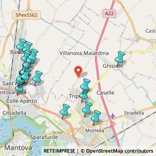 Mappa Via Fossamana, 46030 San Giorgio di Mantova MN, Italia (2.759)