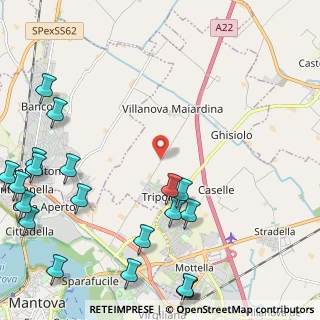 Mappa Via Fossamana, 46030 San Giorgio di Mantova MN, Italia (3.249)