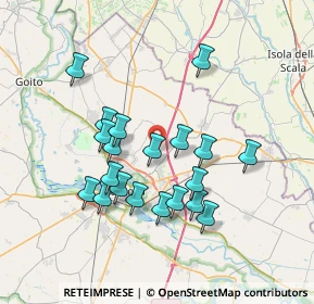 Mappa Via Fossamana, 46030 San Giorgio di Mantova MN, Italia (6.6075)