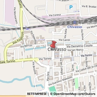 Mappa Via Siccardi, 5, 10034 Chivasso, Torino (Piemonte)