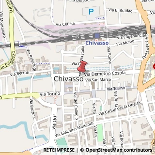 Mappa Via Italia, 1, 10034 Chivasso, Torino (Piemonte)