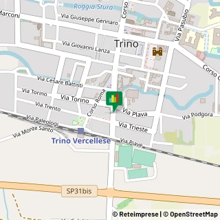 Mappa Corso Galileo Ferraris, 12, 13039 Trino, Vercelli (Piemonte)