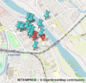 Mappa Via Fermi Enrico, 37045 Legnago VR, Italia (0.40833)