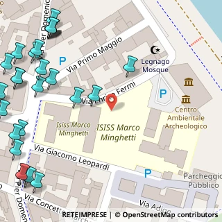 Mappa Via Fermi Enrico, 37045 Legnago VR, Italia (0.08966)