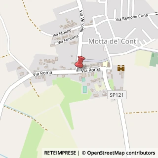 Mappa Via roma 62, 13010 Motta de' Conti, Vercelli (Piemonte)